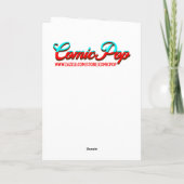 Funny Pop Art Geburtstag Karte (Rückseite)