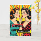 Funny Pop Art Geburtstag Karte (Gelbe Blume)