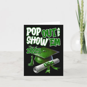 Funny Pop aus und zeigen Em Senior Cl von 2025 Gra Karte