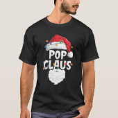 Funny Pop Claus Weihnachtsmannmütze Weihnachten Pa T-Shirt (Vorderseite)