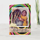 Funny Popcorn Card Karte (Vorderseite)