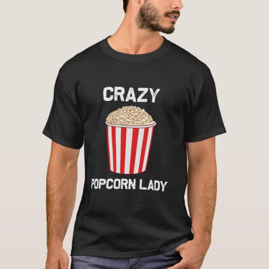 Funny Popcorn Geschenk für Frauen Mais Kernel Lebe T-Shirt (Vorderseite)