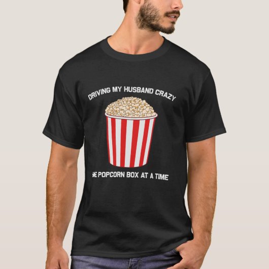 Funny Popcorn Geschenk für Frauen Mais Kernel Lebe T-Shirt (Vorderseite)