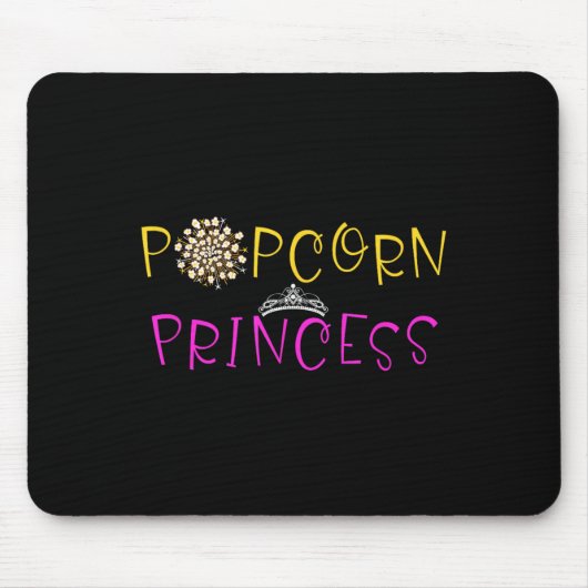Funny Popcorn Lover Graphic Sprichwort Popcorn Pri Mousepad (Vorne)