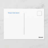 Funny Popcorn Lovers fügt Text hinzu Postkarte (Rückseite)