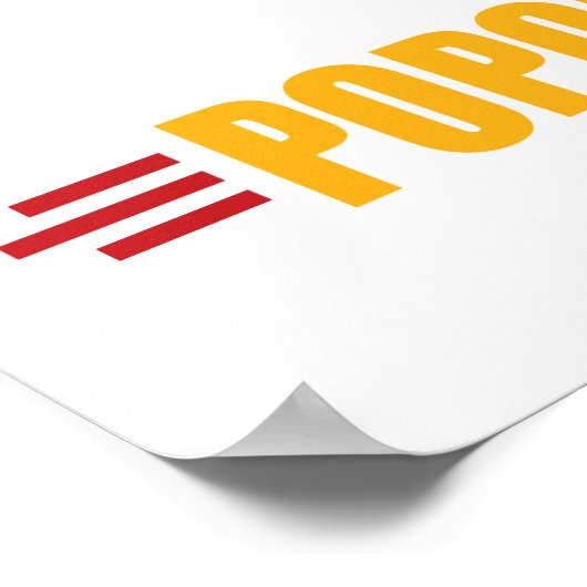 Funny Popcorn Poster (Ecke)