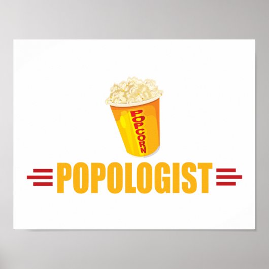 Funny Popcorn Poster (Vorne)