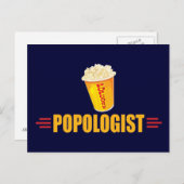 Funny Popcorn Postkarte (Vorne/Hinten)