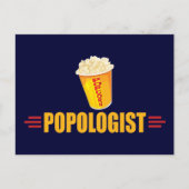 Funny Popcorn Postkarte (Vorderseite)