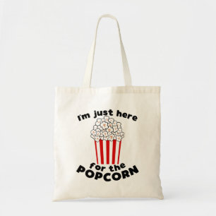 Funny Popcorn Tote Bag Tragetasche