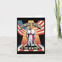 Funny Pope & amp; Präsident Donald Trump, katholis