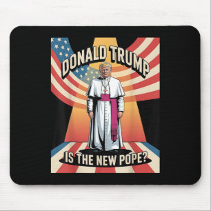 Funny Pope & amp; Präsident Donald Trump, katholis Mousepad