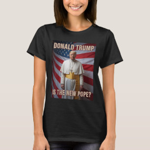 Funny Pope & amp; Präsident Donald Trump, katholis T-Shirt