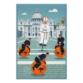 Funny Pope and priests Poster (Vorderseite)