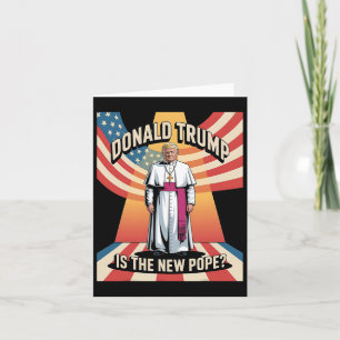 Funny Pope und Präsident Donald Trump3 Karte