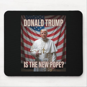 Funny Pope und Präsident Donald Trump5 Mousepad