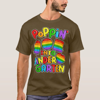 Funny Poppin Into Kinder Garten Coole einfache For T-Shirt