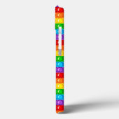 Funny Pops - Pop es farbenfroher Regenbogen Case-Mate iPhone Hülle (Rückseite / Links)