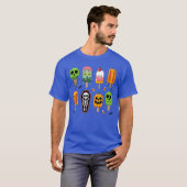 Funny Popsicle Summer Horror Halloween Ice Cream S T-Shirt (Vorne ganz)