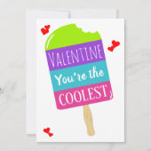 Funny Popsicle Whimsy Valentinstag Feiertagskarte (Vorderseite)