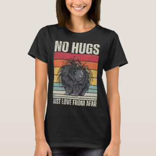 Funny Porcupine, No Hugs, Vintag Porcupine T-Shirt