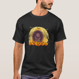 Funny Porcupine Pumpkins Halloween Kostüm Men Wom T-Shirt