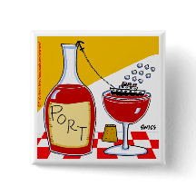 Funny Port Wein Cartoon Bon Voyage Party schmecken