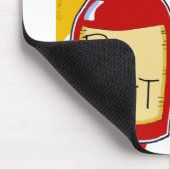 Funny Port Wine Cartoon Mouse Pad Mousepad (Ecke)