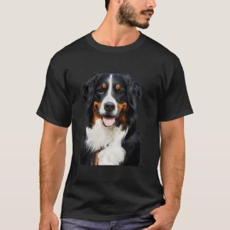 Funny Portrait Berner Hund für Christm T-Shirt