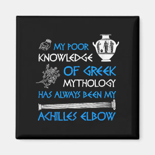 Funny Pose Knowledge Grithology Achilles Magnet
