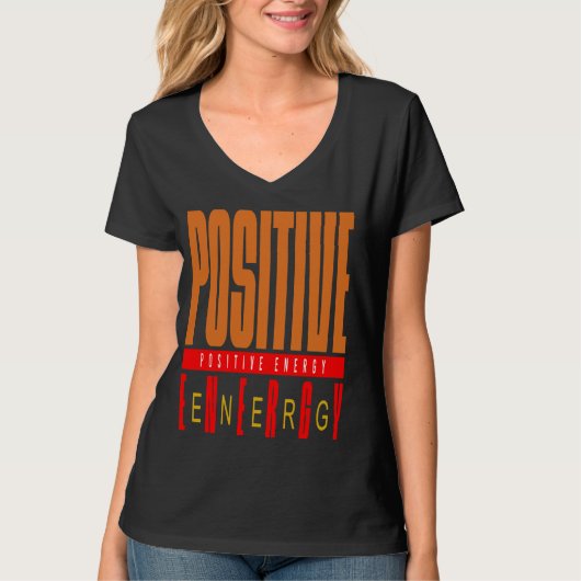 FUNNY POSITIVE ENERGIE T-Shirt (Vorderseite)