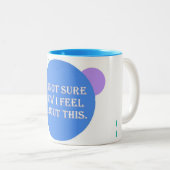 Funny Positive Kaffee-Tasse Zweifarbige Tasse (VorderseiteRechts)