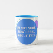 Funny Positive Kaffee-Tasse Zweifarbige Tasse (Mittel)