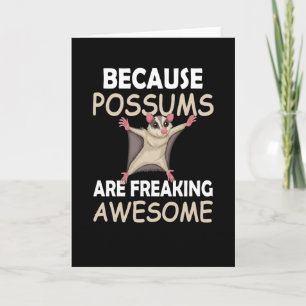 Funny Possum Gifts Opossum Lover Possum Whisperer Karte
