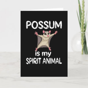Funny Possum Gifts Opossum Lover Possum Whisperer Karte