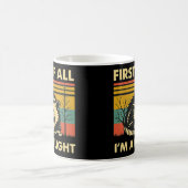 Funny Possum Zitat - Zunächst einmal bin ich ein D Kaffeetasse (Mittel)