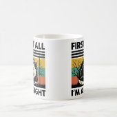 Funny Possum Zitat - Zunächst einmal bin ich ein D Kaffeetasse (Mittel)