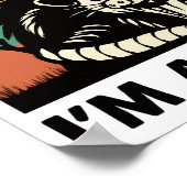 Funny Possum Zitat - Zunächst einmal bin ich ein G Poster (Ecke)