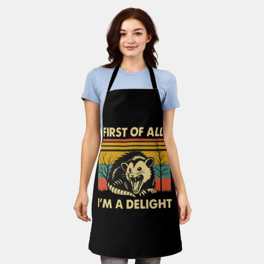 Funny Possum Zitat - Zunächst einmal bin ich ein G Schürze (Getragen)