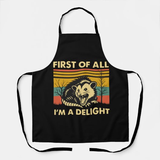 Funny Possum Zitat - Zunächst einmal bin ich ein G Schürze (Vorderseite)