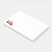 Funny Post es merkt Hühnchen Wart Eier zu Hatch Post-it Klebezettel (angewinkelt)