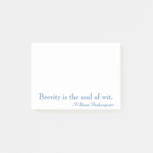 Funny Post-It® Notes, 4" x 3" Post-it Klebezettel (Vorderseite)