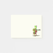 Funny Post it Notes mit Frog Playing Guitar Post-it Klebezettel (Vorderseite)