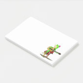 Funny Post-it® Notes mit Frog Playing Guitar Post-it Klebezettel (angewinkelt)