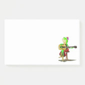 Funny Post-it® Notes mit Frog Playing Guitar Post-it Klebezettel (Vorderseite)