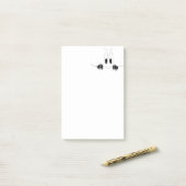 Funny Post it Notes mit Neugier Augen Post-it Klebezettel (Auf Schreibtisch)