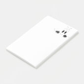 Funny Post it Notes mit Neugier Augen Post-it Klebezettel (angewinkelt)