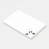 Funny Post it Notes mit Neugier Augen Post-it Klebezettel (angewinkelt)