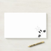 Funny Post it Notes mit Neugier Augen Post-it Klebezettel (Auf Schreibtisch)