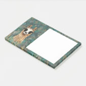 Funny Post it Notes Neugieriges Baby Llama Post-it Klebezettel (angewinkelt)